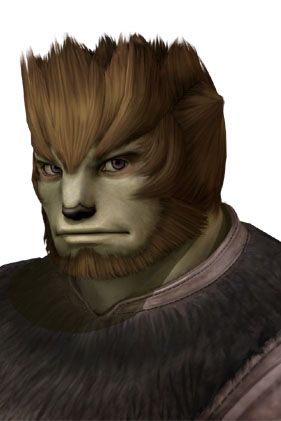 Galka Face 7 Art from Final Fantasy XI