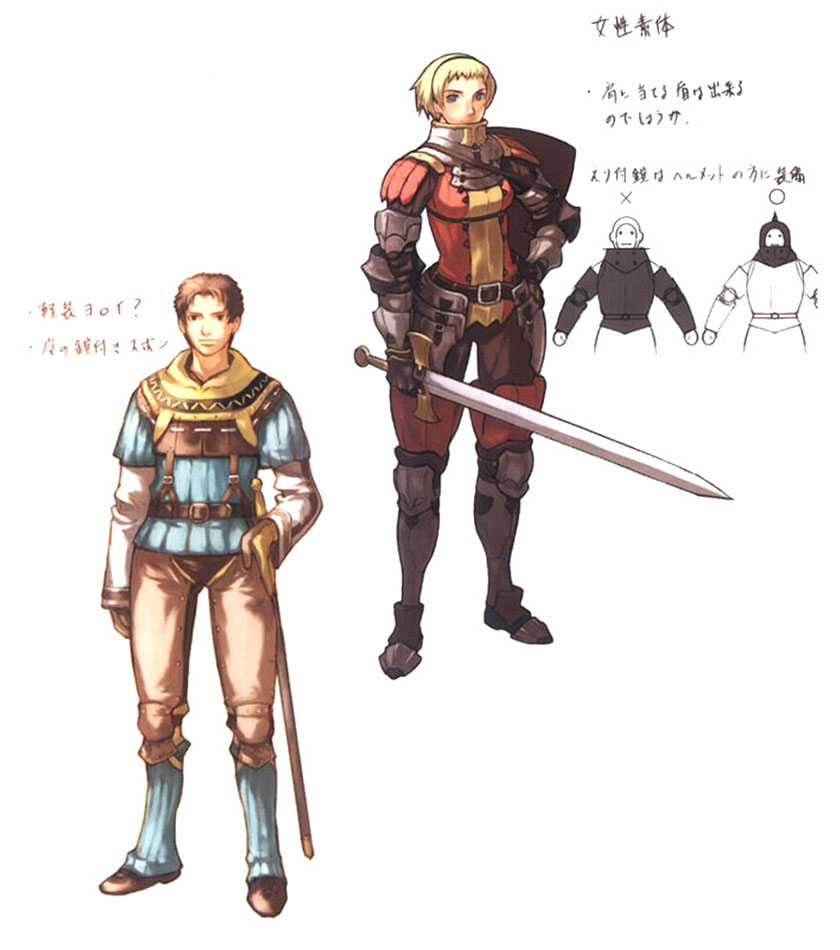 Hume Concept Art from Final Fantasy XI