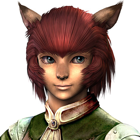 Mithra Portrait Art from Final Fantasy XI
