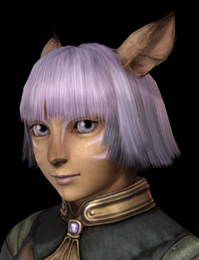 Mithra Face 3 Art from Final Fantasy XI