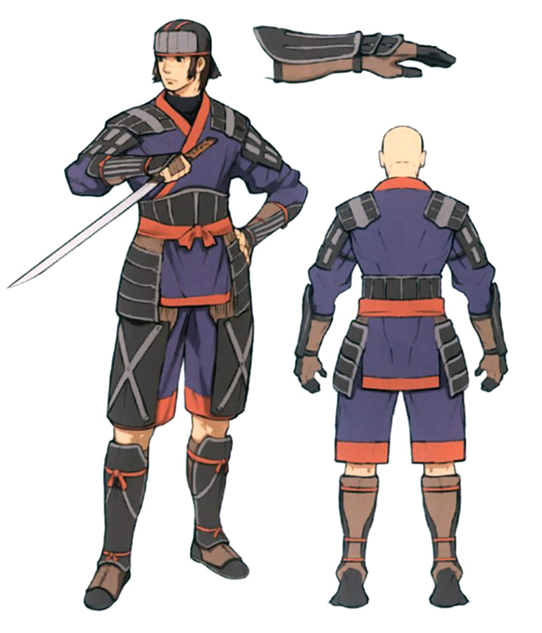 Ninja Concept Art from Final Fantasy XI