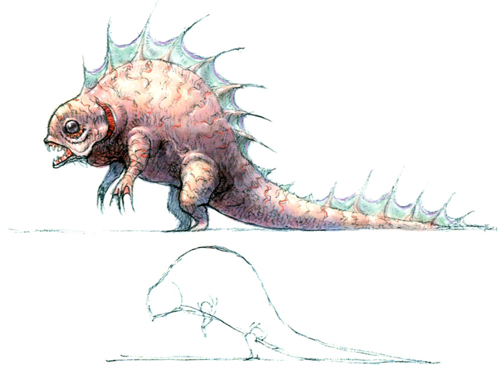 Sahagin Concept Art from Final Fantasy XI