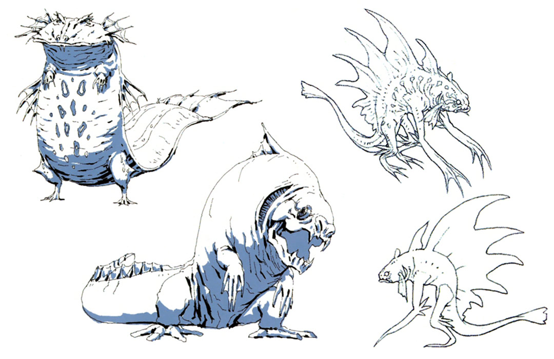 Sahagin Art from Final Fantasy XI