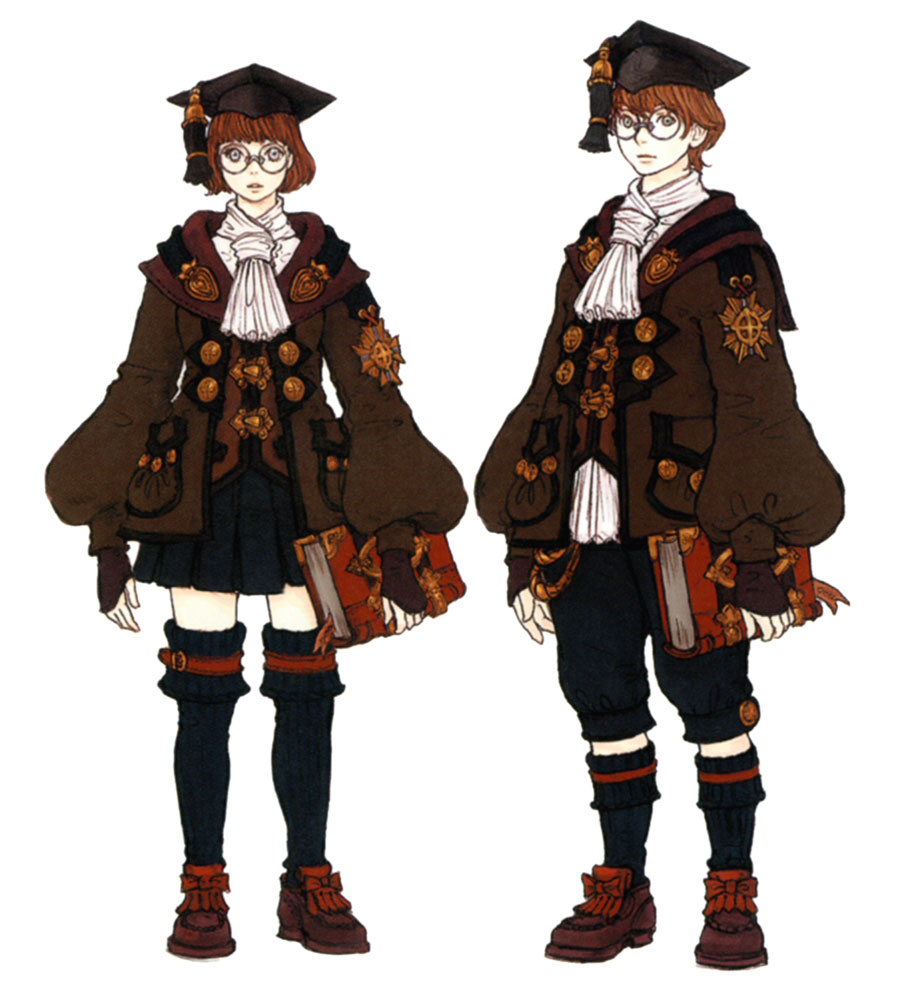 Scholar Concept Art from Final Fantasy XI