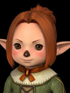 Taru Female Face 1 Art from Final Fantasy XI