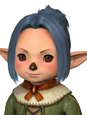 Taru Female Face 5 Art from Final Fantasy XI