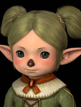 Taru Female Face 7 Art from Final Fantasy XI