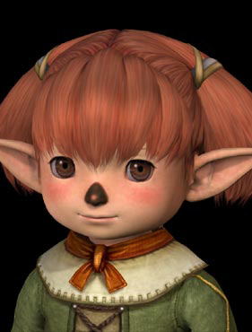 Taru Female Face 8 Art from Final Fantasy XI