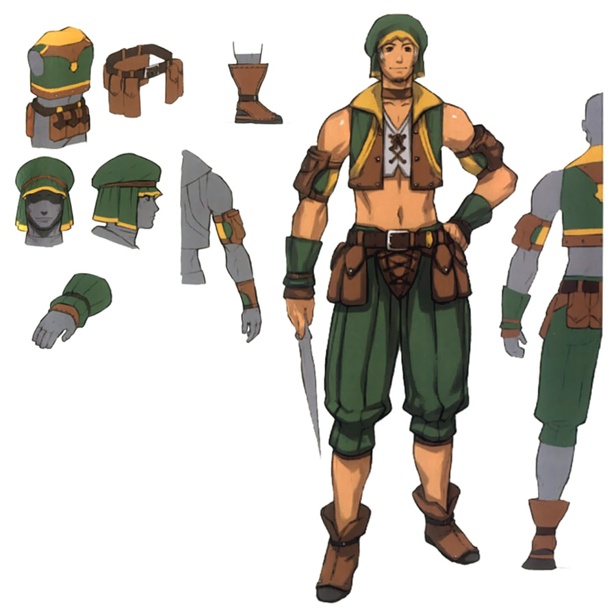 Thief Concept Art from Final Fantasy XI