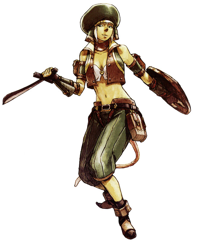 Mithra Thief Art from Final Fantasy XI