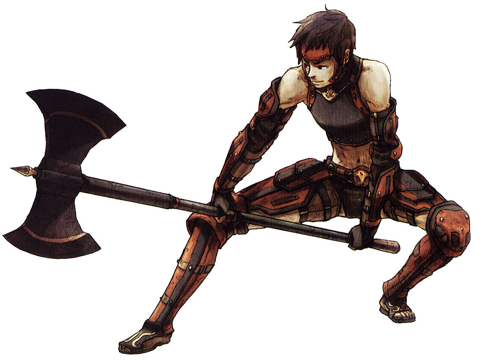 Hume Warrior Art from Final Fantasy XI