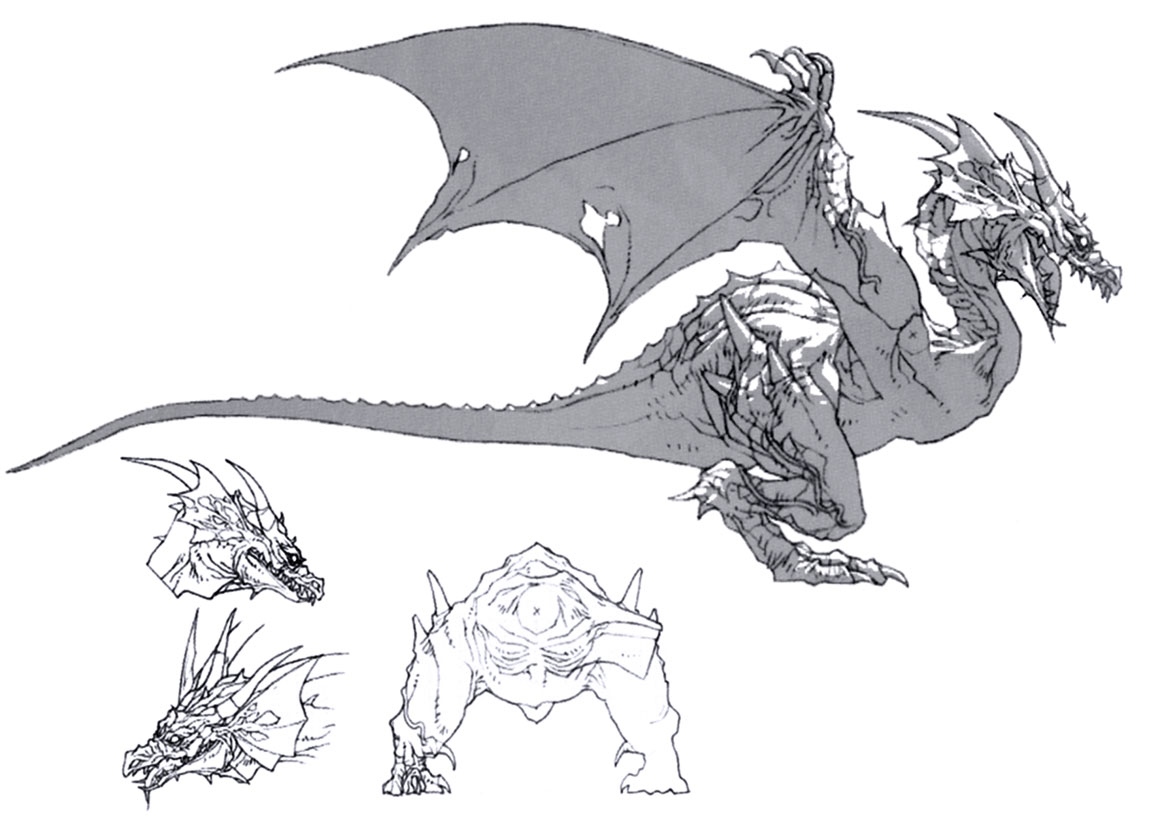Wyvern Art from Final Fantasy XI