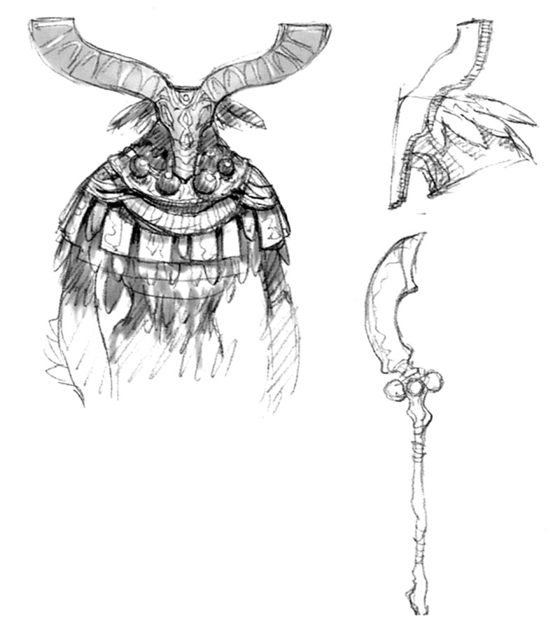 Yagudo Sketch from Final Fantasy XI