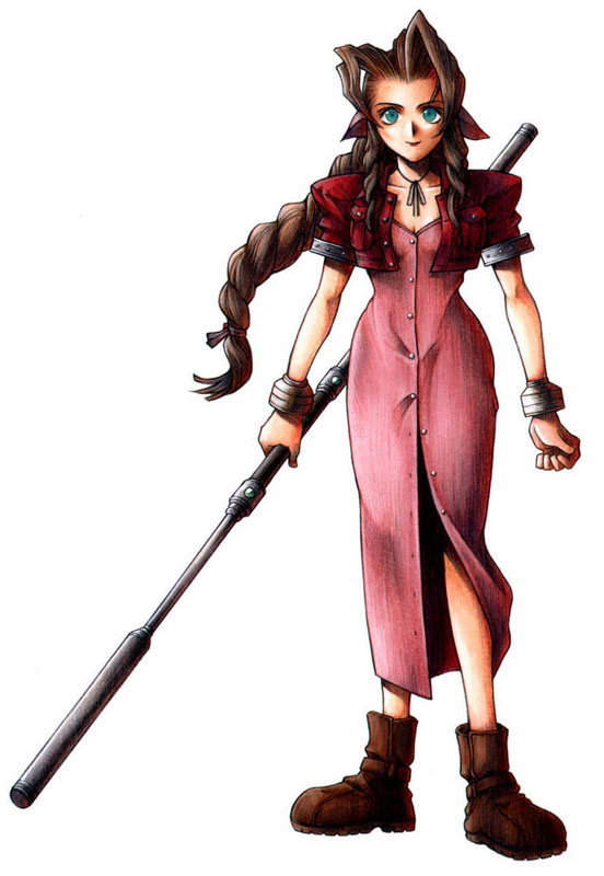 Aerith Gainsborough Art from Final Fantasy VII