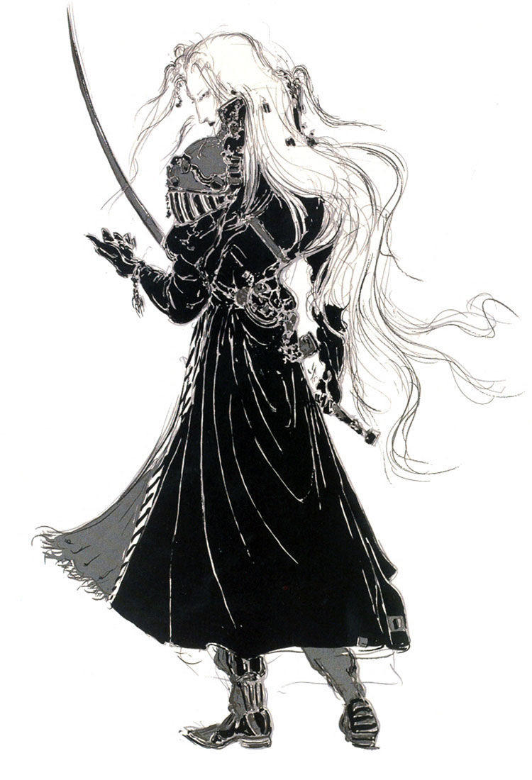 Sephiroth 'Polish' Art from Final Fantasy VII