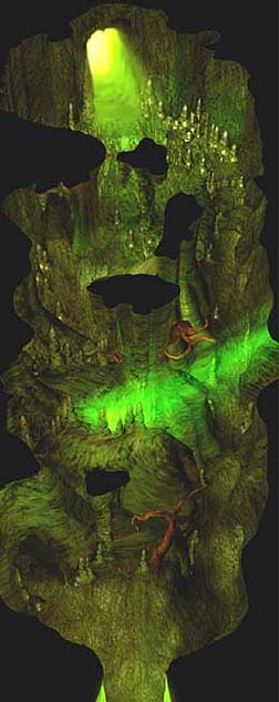 Mount Nibel Cave Art from Final Fantasy VII