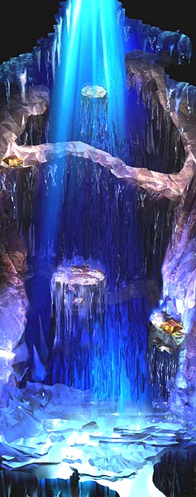 Icy Cave Art from Final Fantasy VII