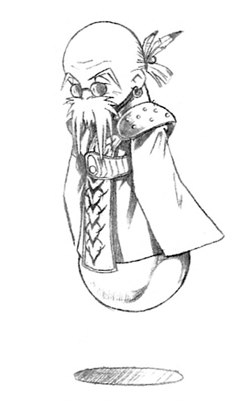 Bugenhagen Art from Final Fantasy VII