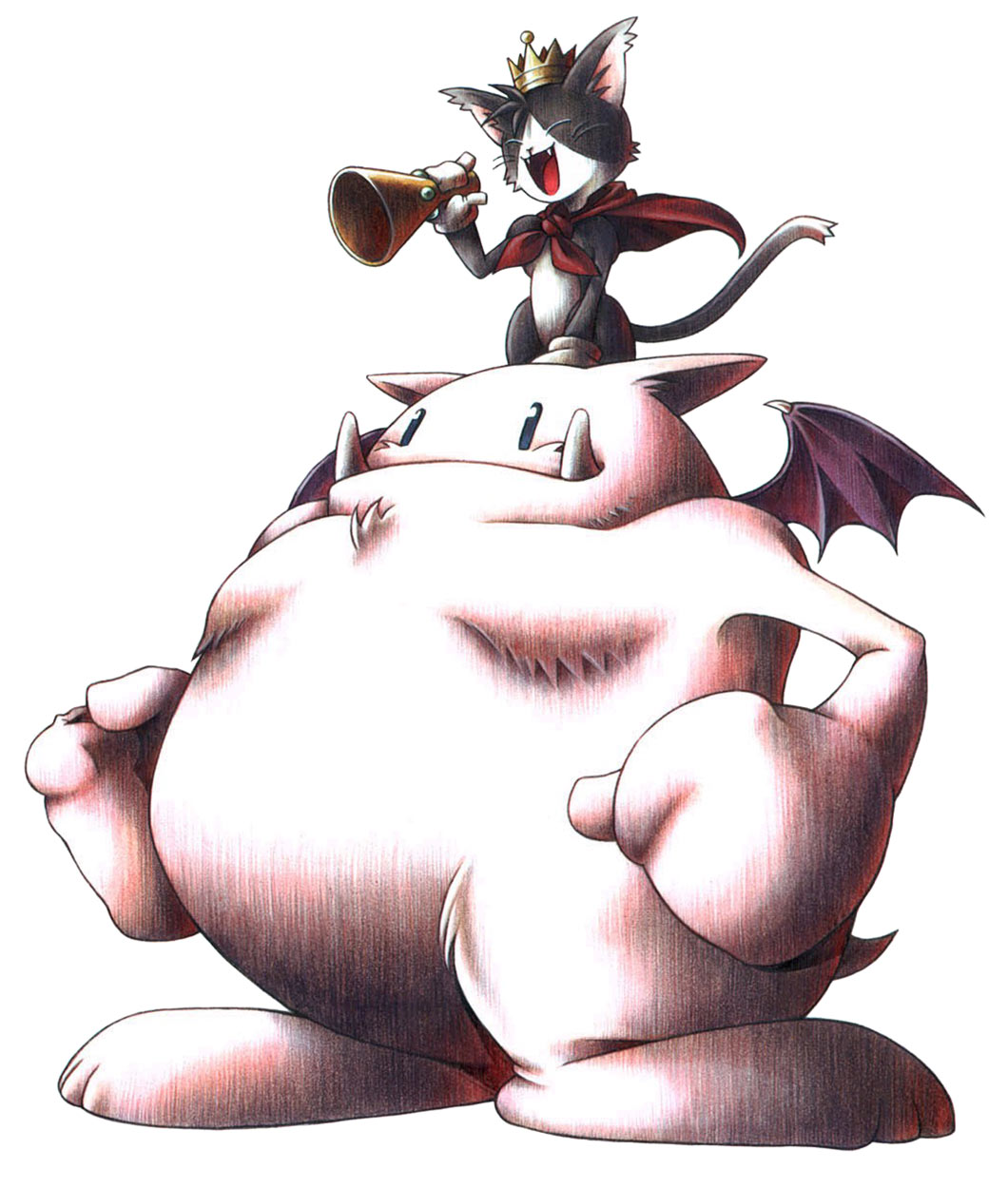 Cait Sith Character Art from Final Fantasy VII