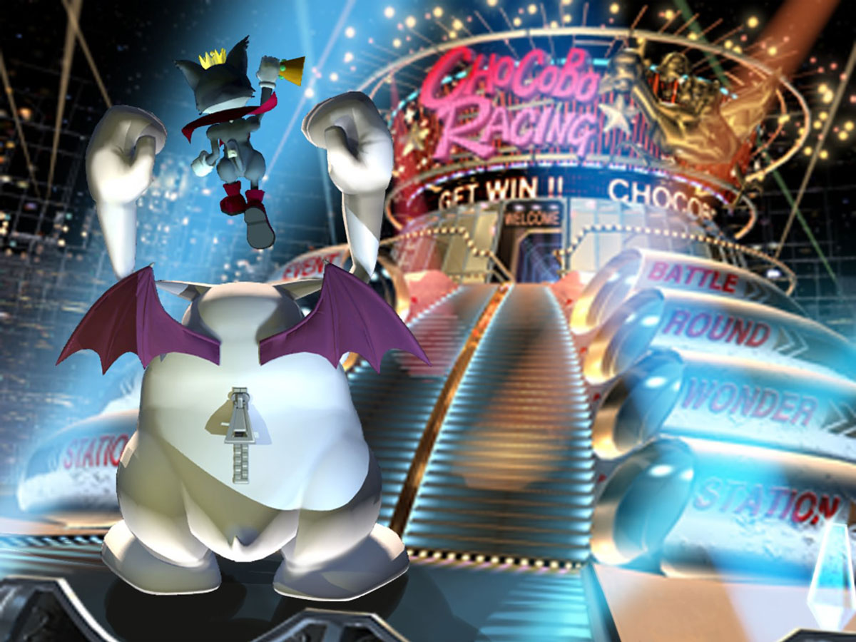 Cait Sith CG Artwork from Final Fantasy VII