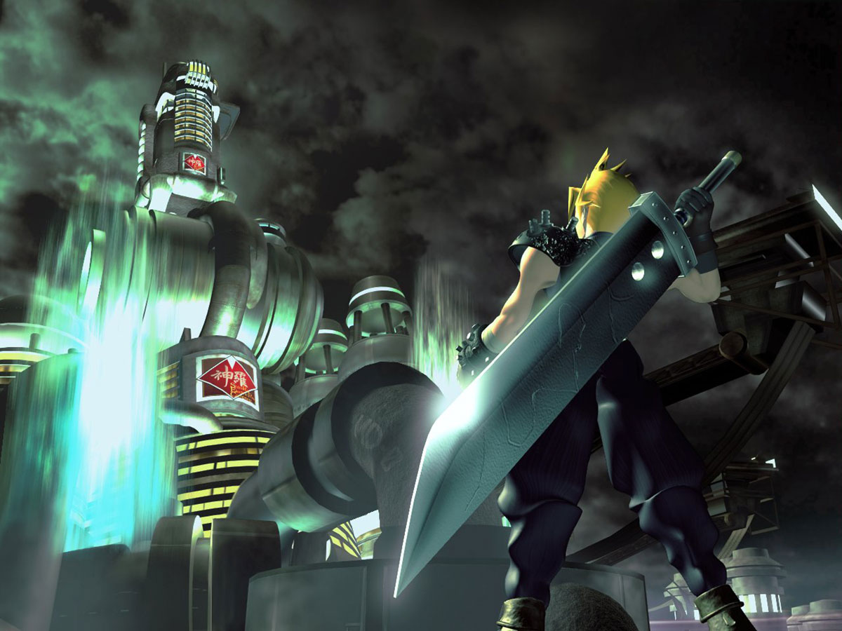 Cloud CG Artwork from Final Fantasy VII