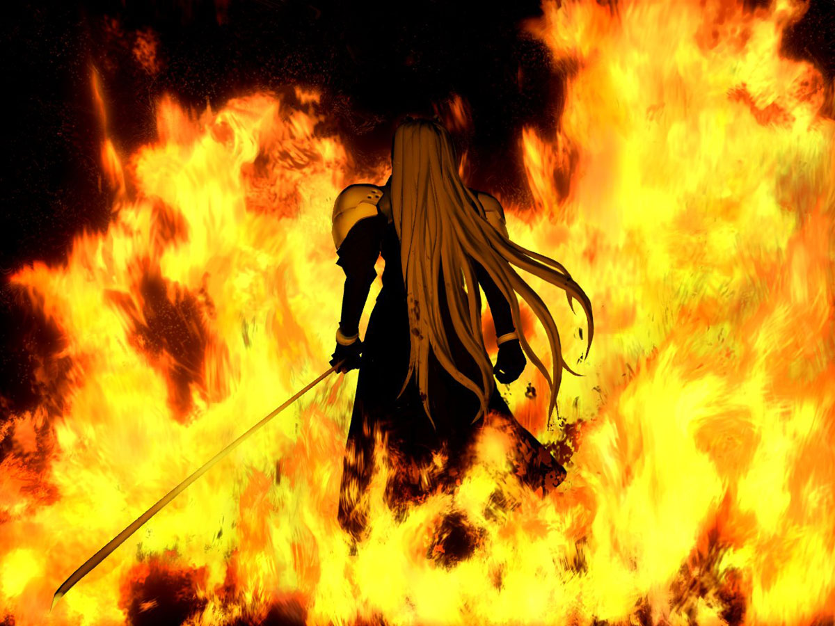Sephiroth CG Artwork from Final Fantasy VII