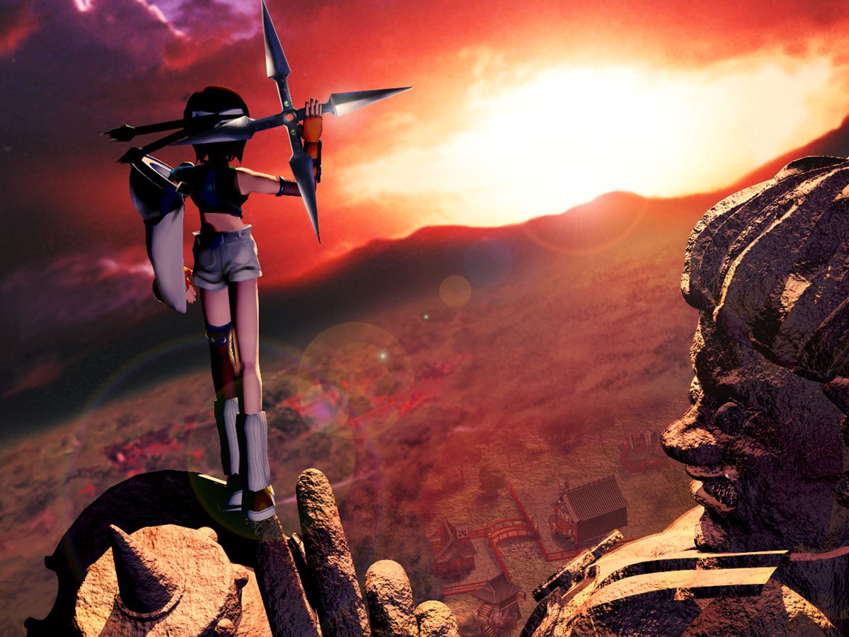 Yuffie CG Artwork from Final Fantasy VII