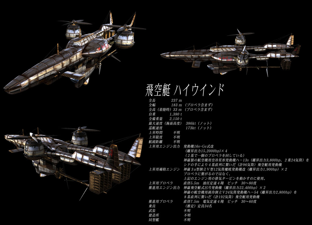 Highwind Art from Final Fantasy VII