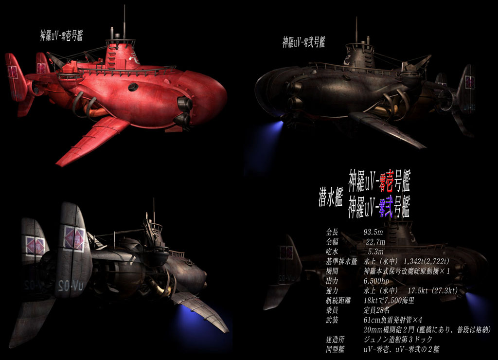Submarine Art from Final Fantasy VII