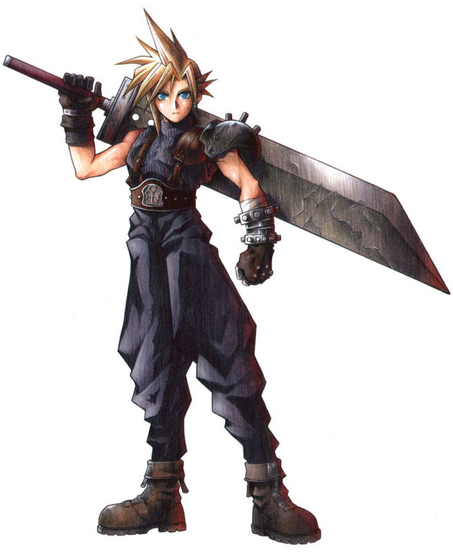 Cloud Strife Art from Final Fantasy VII