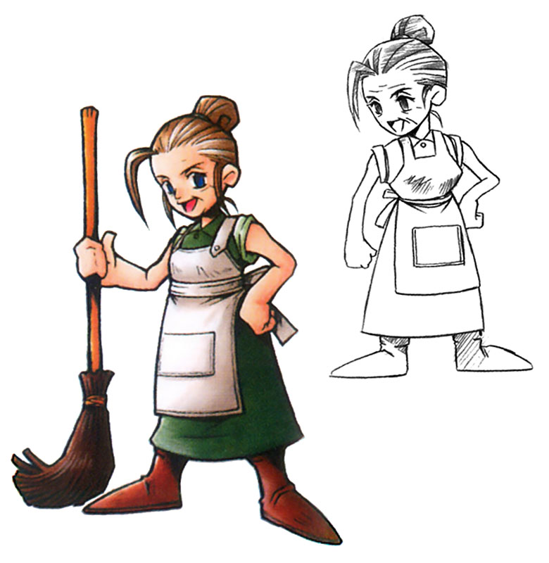 Elmyra Gainsborough Art from Final Fantasy VII