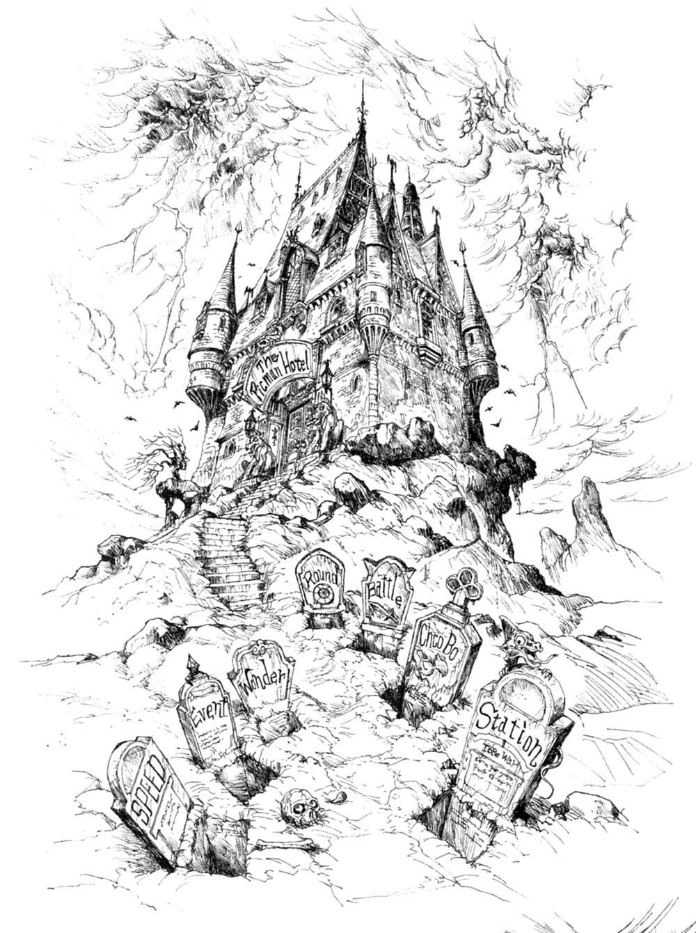 Gold Saucer Ghost Square Art from Final Fantasy VII