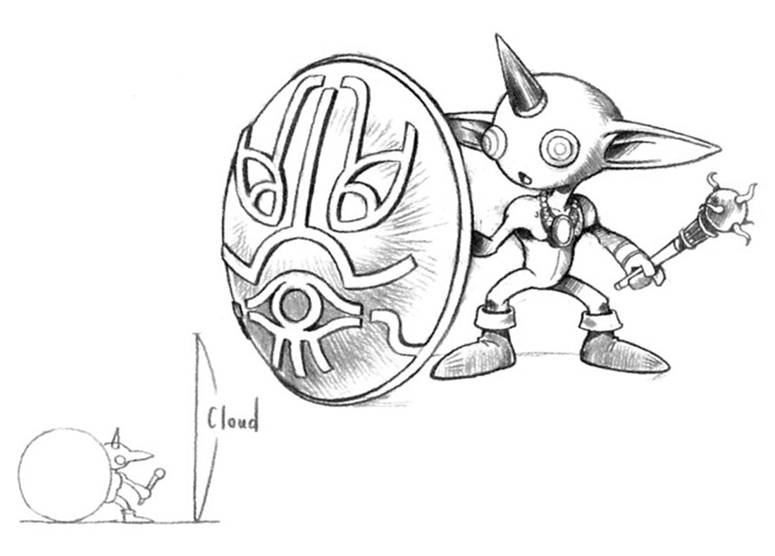 Grimguard Art from Final Fantasy VII