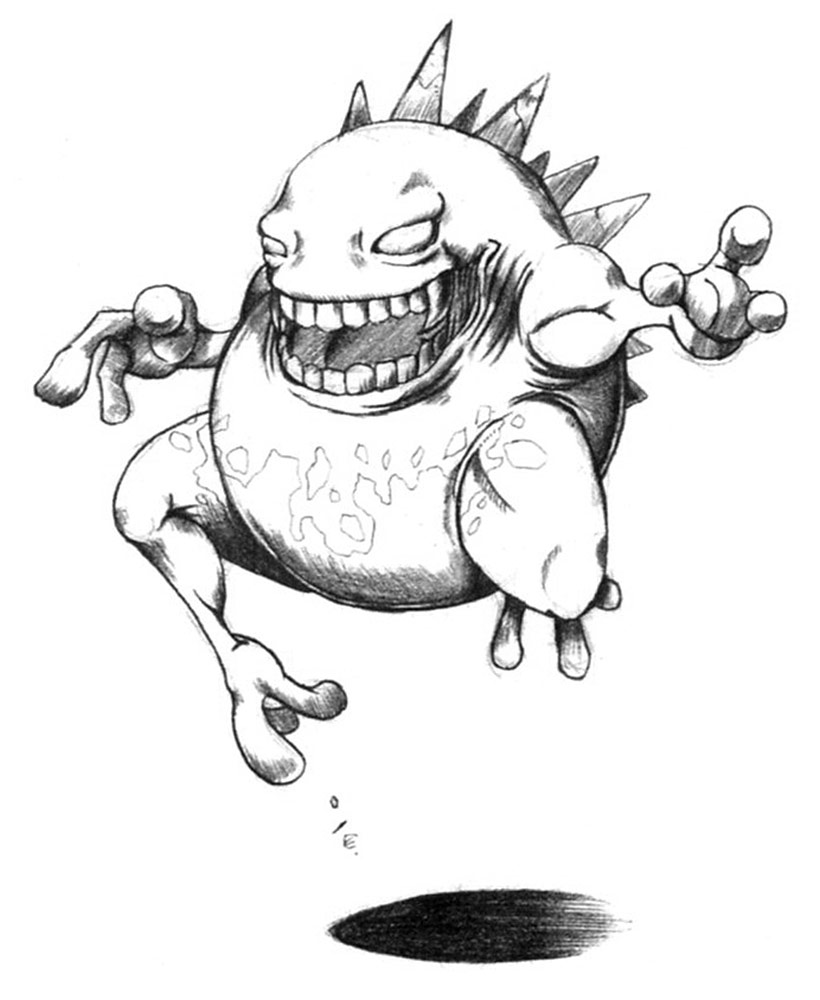 Hedgehog Pie Art from Final Fantasy VII