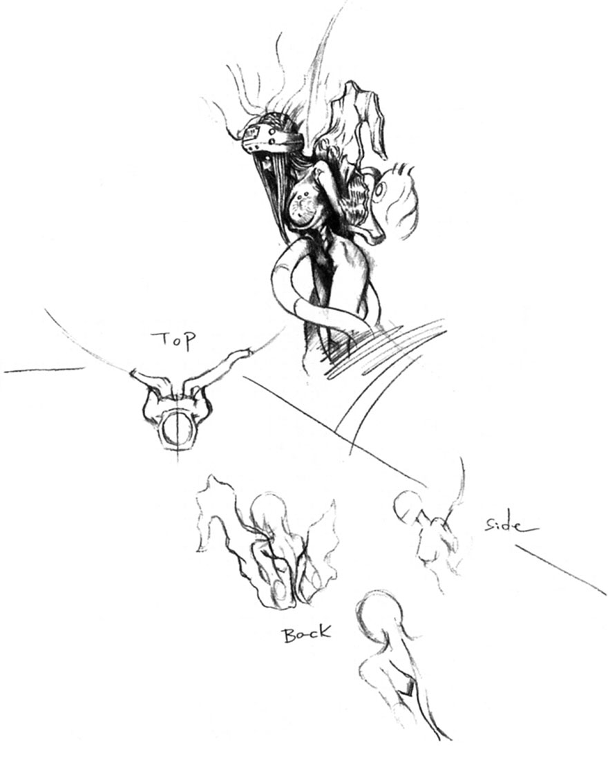 Jenova Ortho View Art from Final Fantasy VII