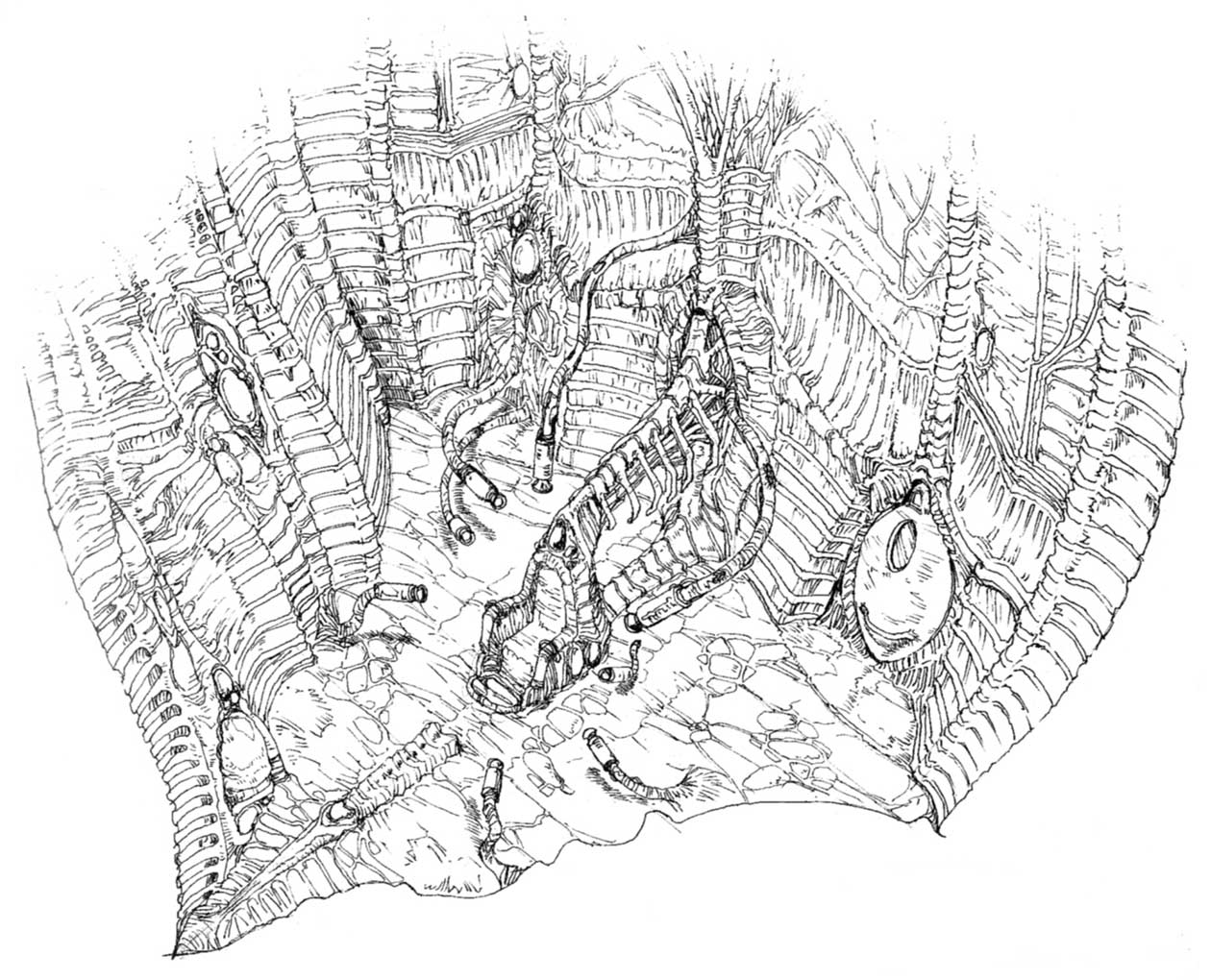 Junon Gas Chamber Art from Final Fantasy VII