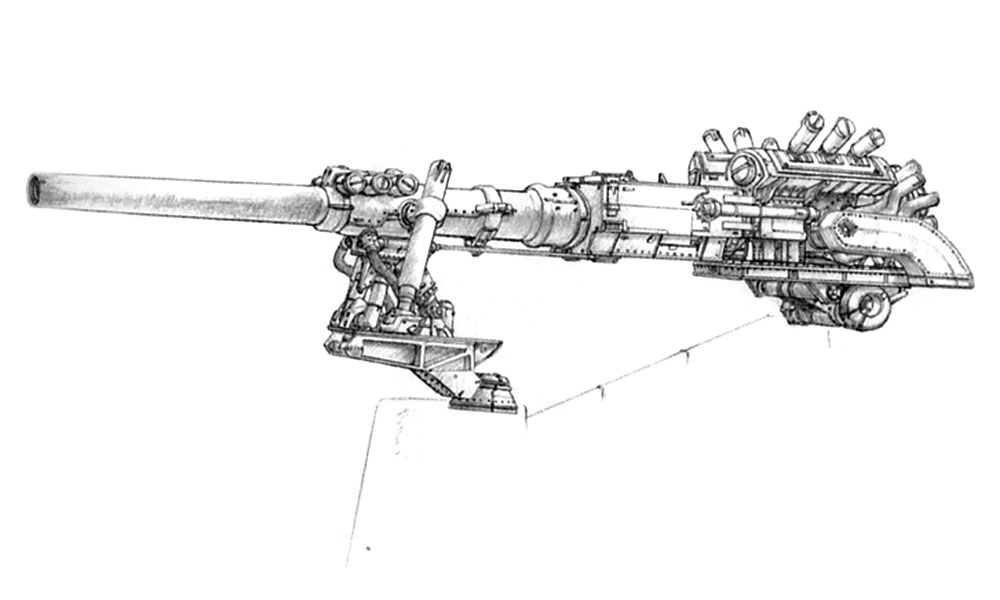 Junon Sister Ray Art from Final Fantasy VII