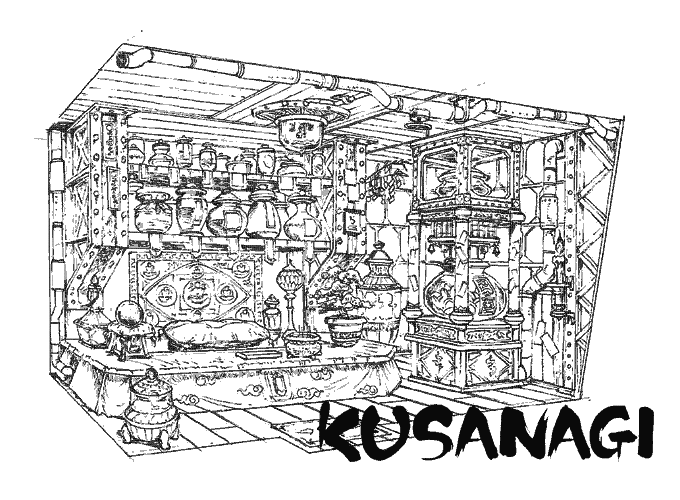 Sector 6 Wall Market Oriental Shop Art from Final Fantasy VII
