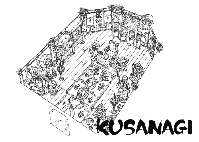 Don's Mansion Art from Final Fantasy VII