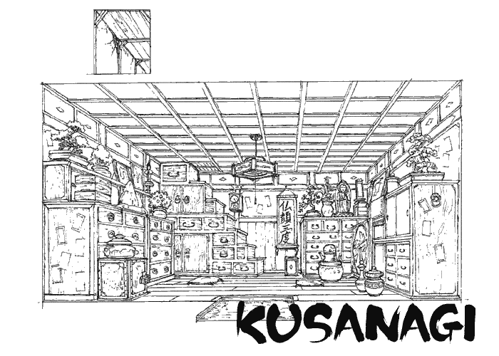 Wutai Cat House Art from Final Fantasy VII