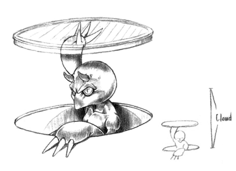 Manhole Art from Final Fantasy VII