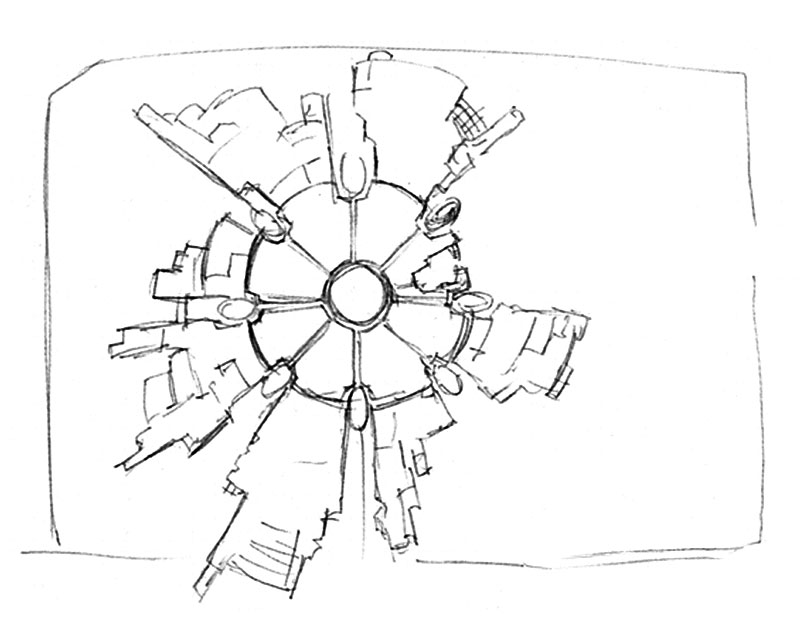 Midgar Plate Art from Final Fantasy VII