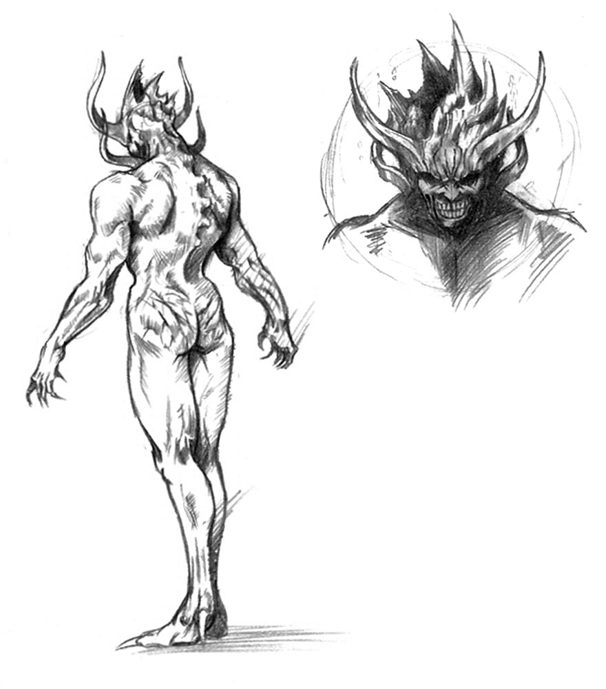 Nibel Reactor Makonoid Art from Final Fantasy VII