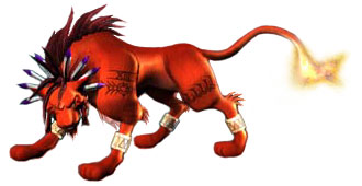Red XIII CG Art from Final Fantasy VII