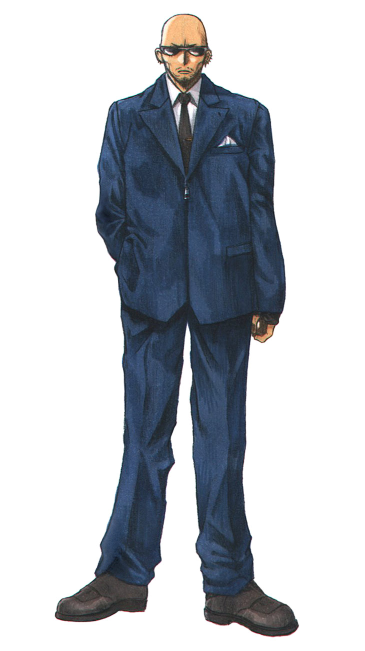 Rude Character Art from Final Fantasy VII