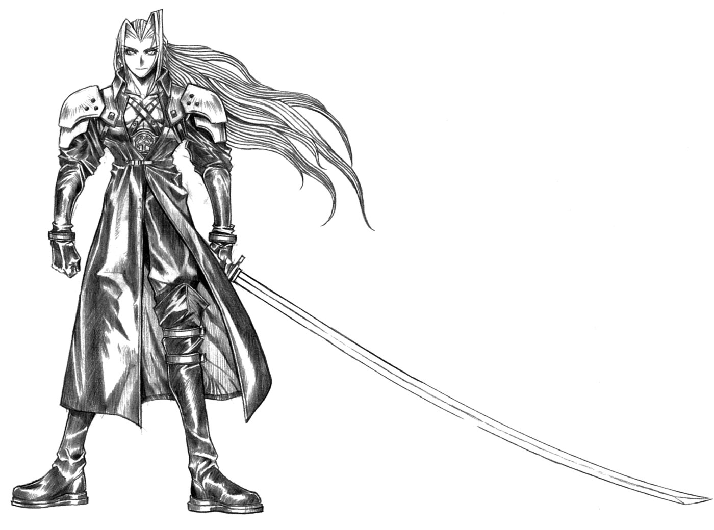 Sephiroth Sketch from Final Fantasy VII
