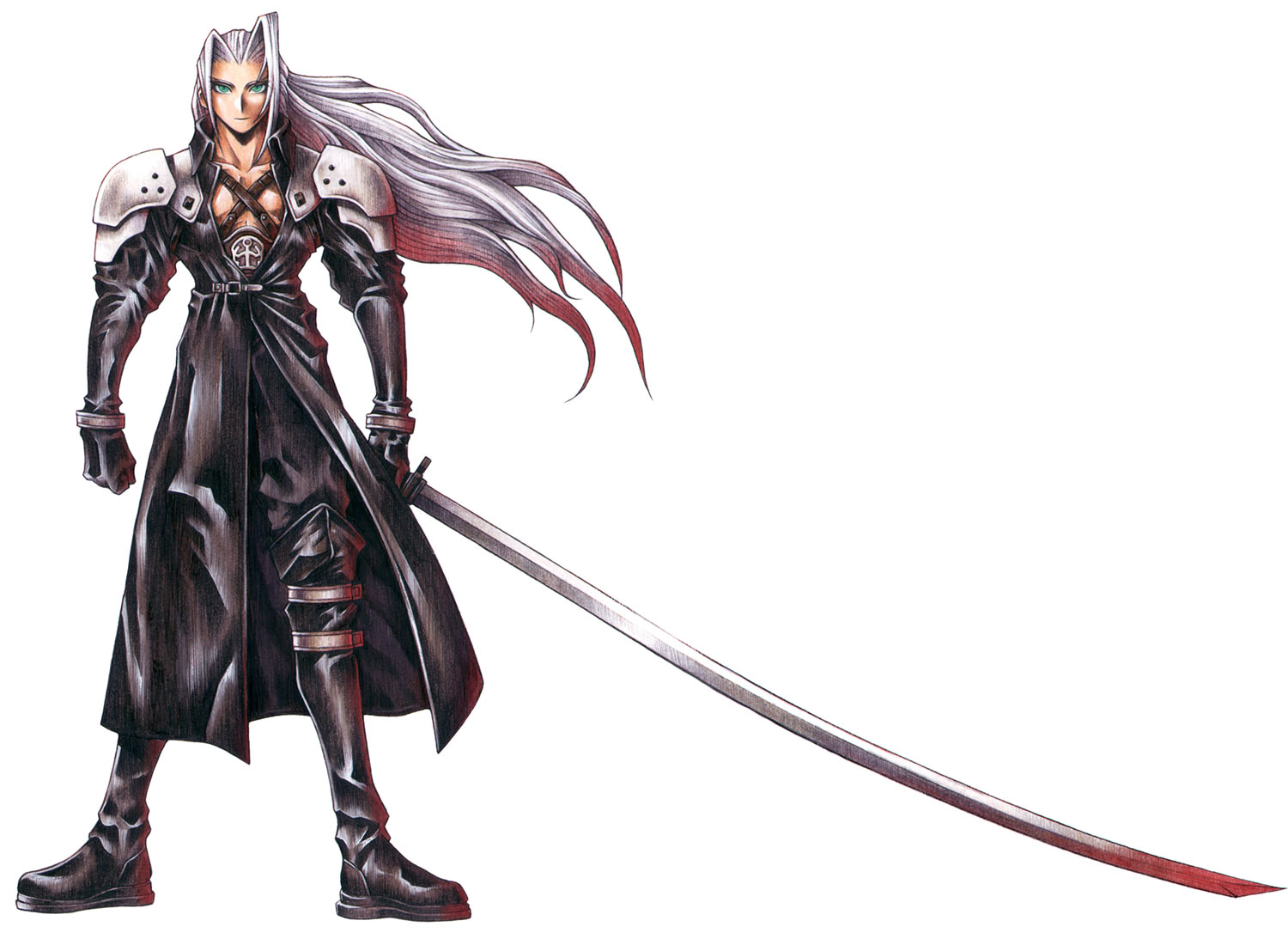Sephiroth Character Art from Final Fantasy VII