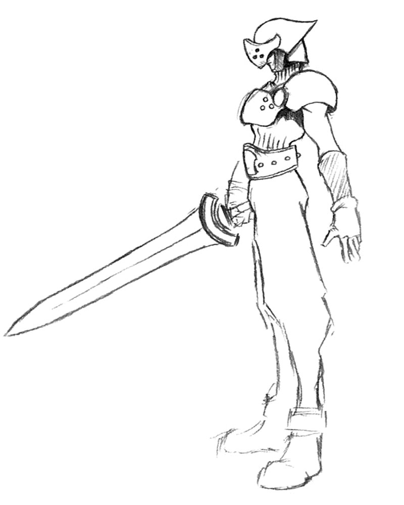 SOLDIER Art from Final Fantasy VII