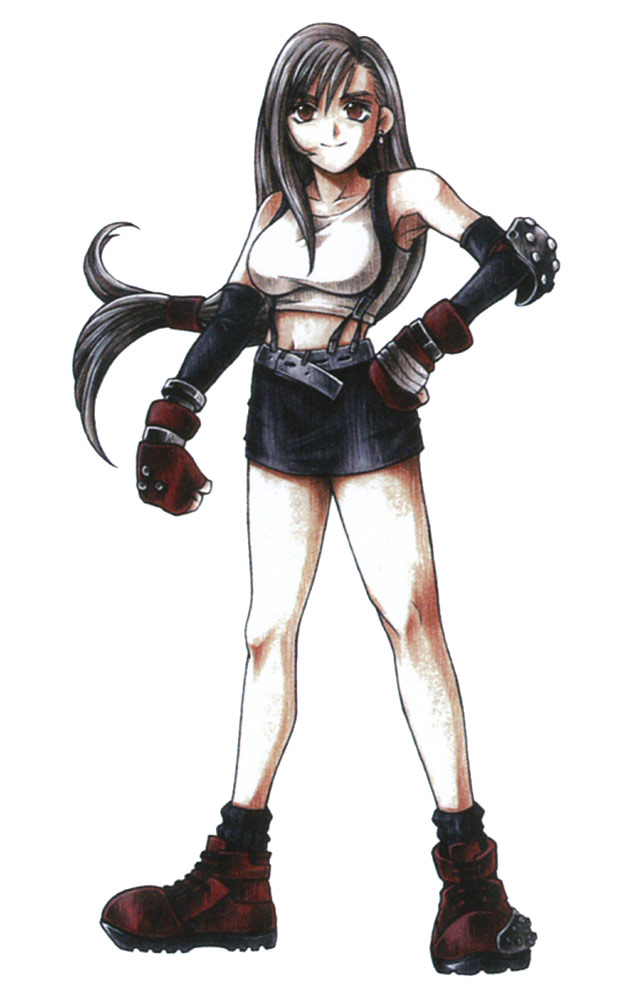 Tifa Early Concept Art from Final Fantasy VII