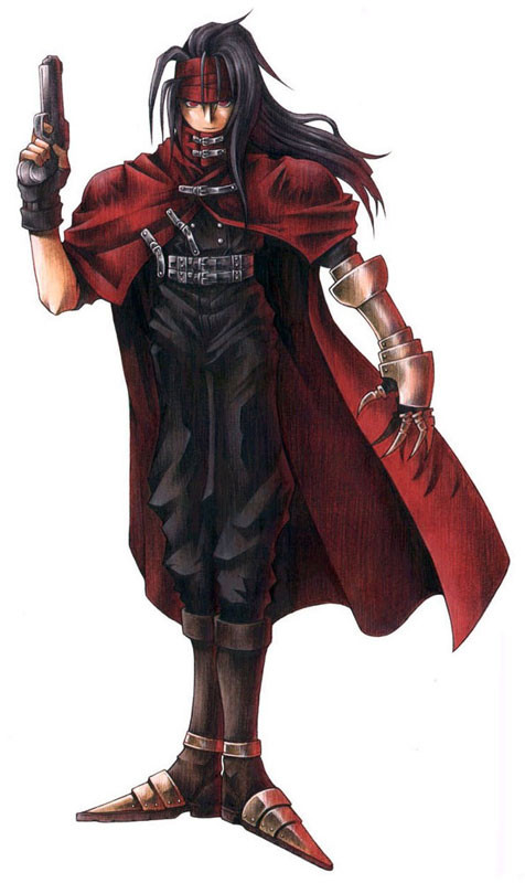 Vincent Valentine Art from Final Fantasy VII